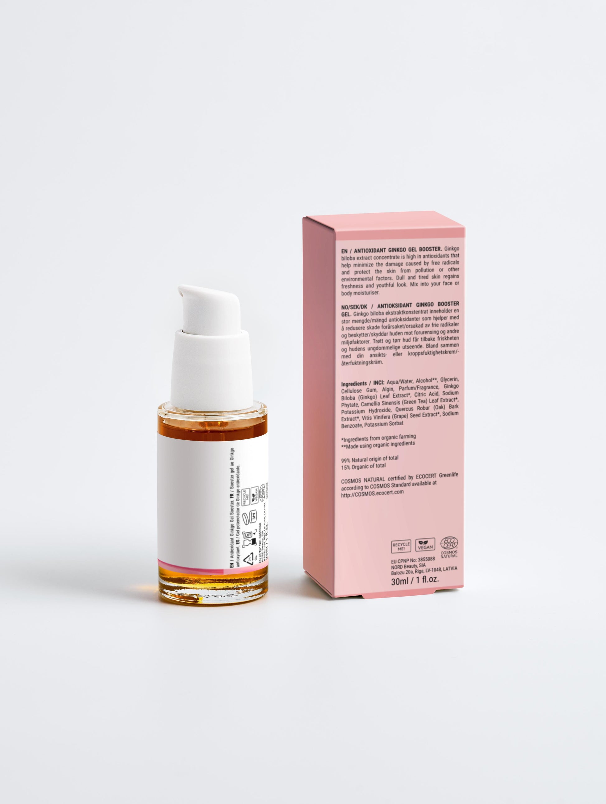 Antioxidant Ginkgo Gel Booster